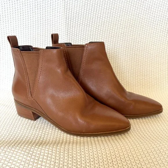 Cole Haan | Shoes | Cole Haan Brown Leather Ankle Boots Nwot  display picture 2